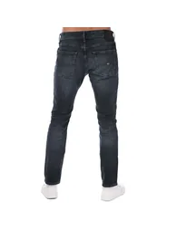 Men's Tommy Hilfiger Scanton Slim Fit Jeans in Black - 1