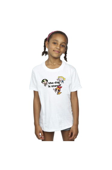 The Powerpuff Girls Girls The Day Is Saved Cotton T-Shirt