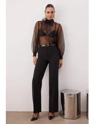 Pants - Black - Straight