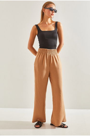 Women's Elastic Waist Trousers