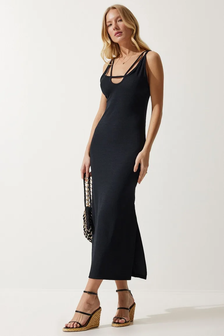 midi knit dress women Bebe Women's Jacquard Funnel Midi Sweater Dress
