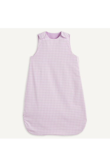 Tiny Vichy Summer Sleeping Bag in Cotton