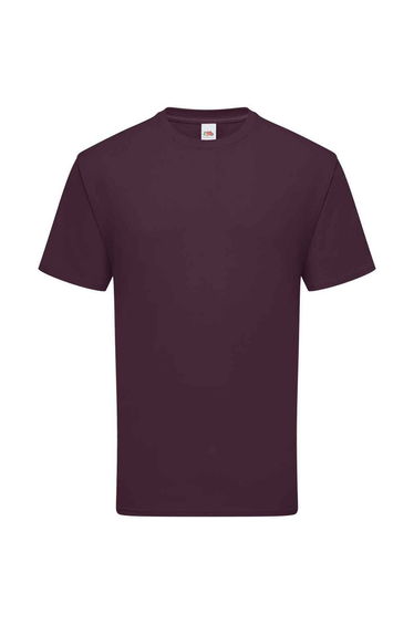 Fruit Of The Loom Mens Ringspun Premium T-Shirt - Dark Plum