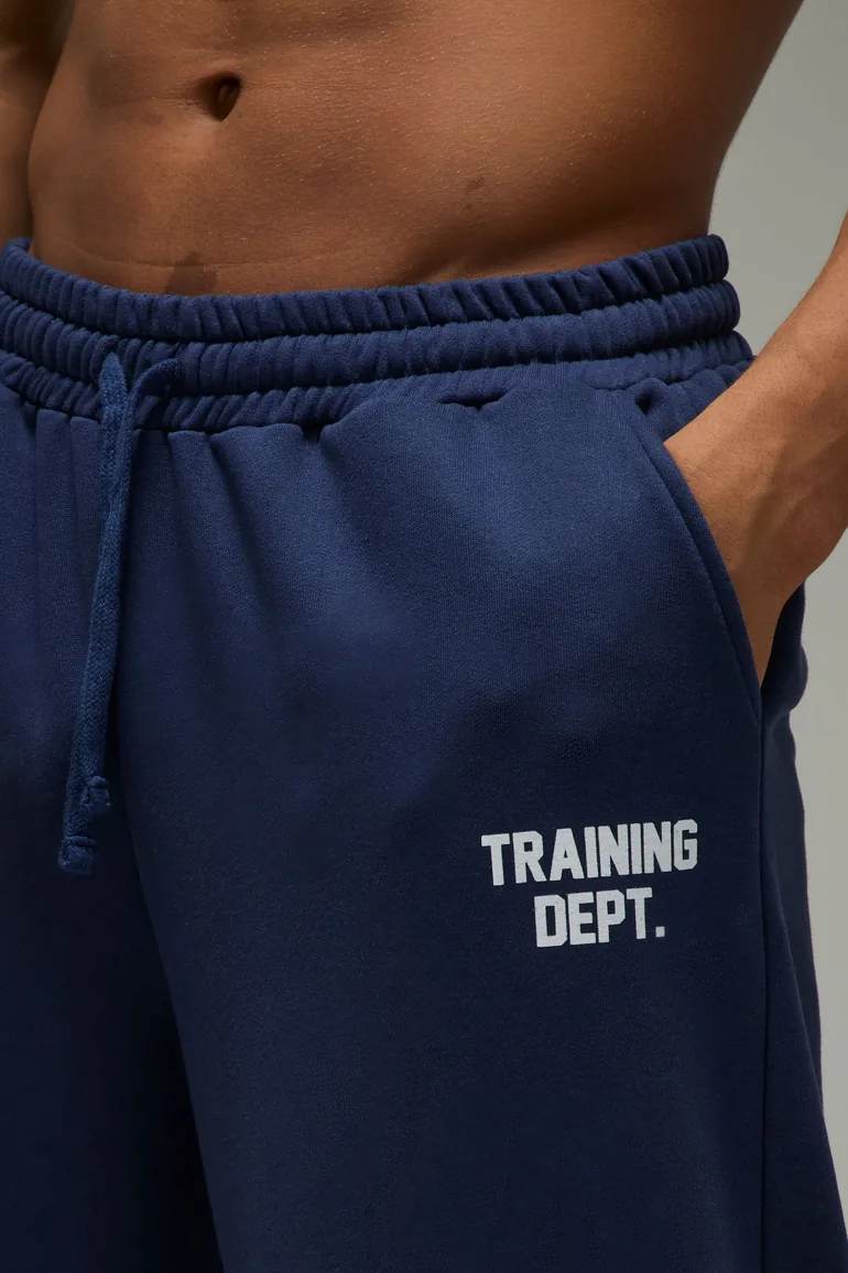 Training Dept Wide Leg Loopback Jogger - navy - 2