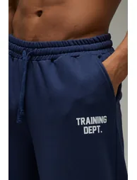 Training Dept Wide Leg Loopback Jogger - navy - 2