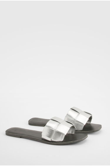 Woven Slider - silver