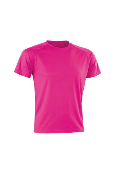 Spiro Mens Impact Aircool T-Shirt - Super Pink