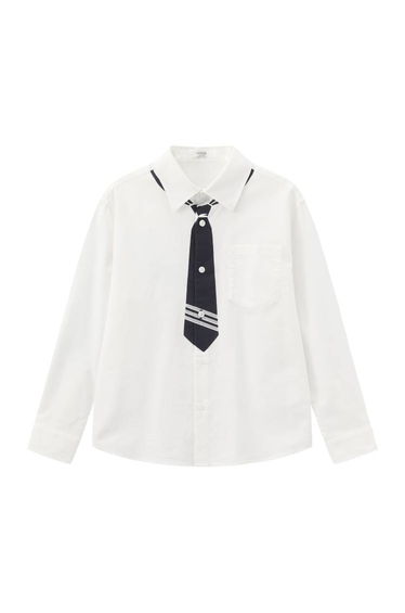 Boys' Shirt with Removable Tie