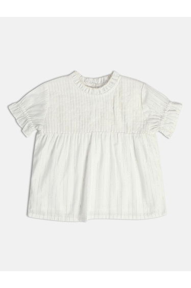 Girls Cotton Round Neck Top
