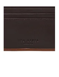 Grantt Stripe Leather Wallet Choc - 2
