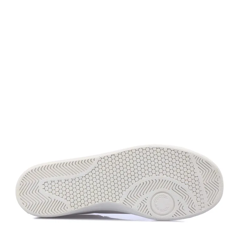 Men's Fred Perry B721 Leather Trainers in White - 3