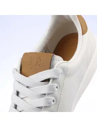 Men's Fred Perry B721 Leather Trainers in White - 5