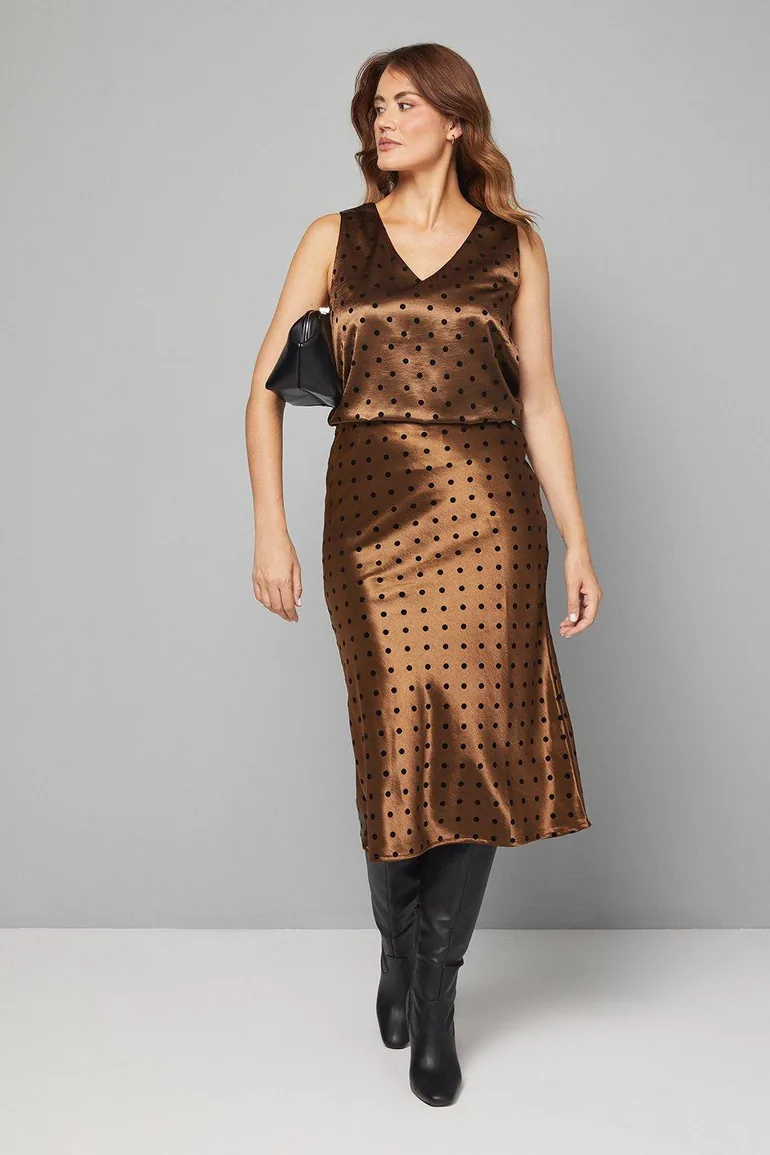 Satin Spot Cami Top - 1