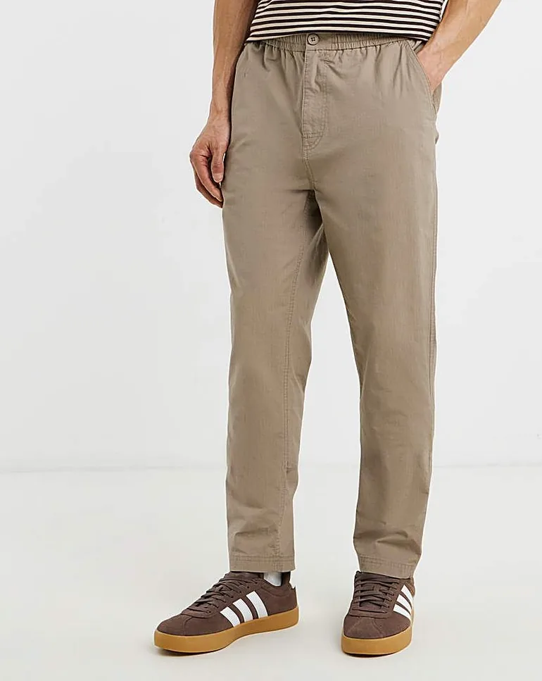 Ripstop Tapered Elasticated Trouser - 1