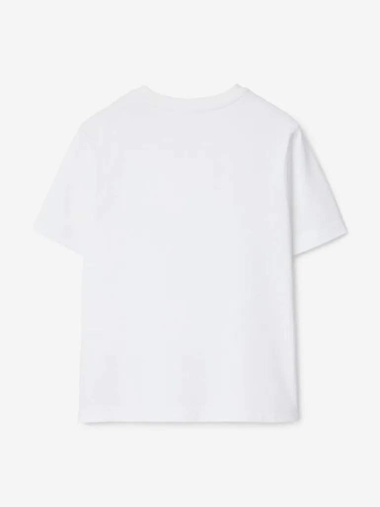 Burberry Girls Cedar Ski Bear T-Shirt in White - 2