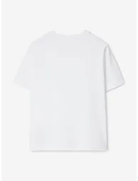 Burberry Girls Cedar Ski Bear T-Shirt in White - 2