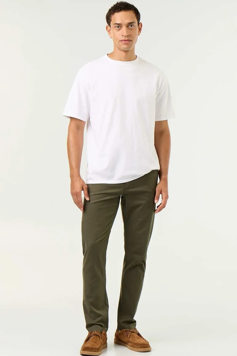 Slim-fit chinos GREEN