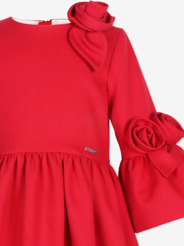 strapless open back dress Red flare Long dress with adjustable sleeves – Lazo Store