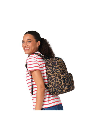 Bagbase Leopard Print Mini Backpack - Leopard