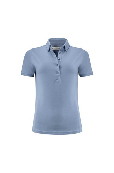James Harvest Womens/Ladies American Supreme Polo Shirt - Summer Blue