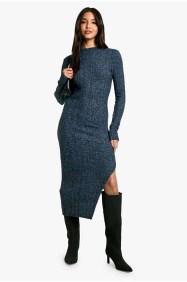 Marl Knitted Midaxi Dress product thumbnail 3