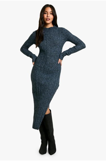 Marl Knitted Midaxi Dress