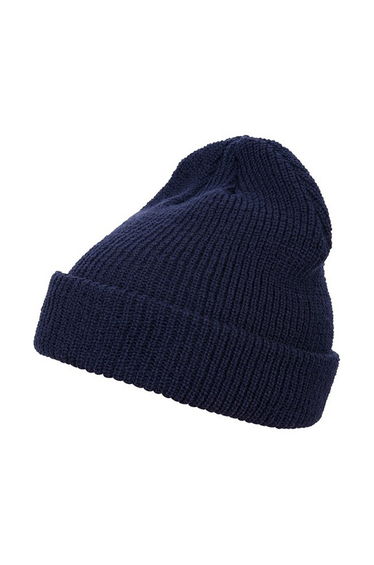 Flexfit Unisex Adult Knitted Long Beanie - Navy