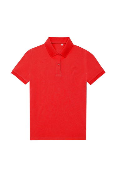 B&C Womens/Ladies My Eco Polo Shirt - Red