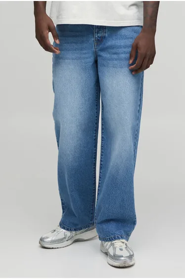 Essential Relaxed Fit Jeans - mid blue