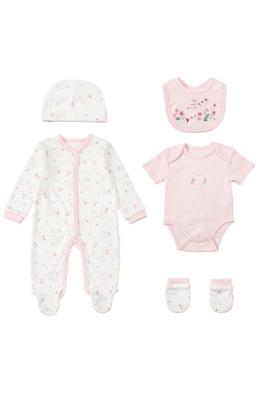 5-Piece Little Garden Friends Baby Apparel Set