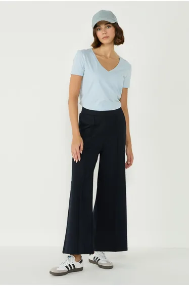 Women's Stitched Detail Palazzo Sweatpants