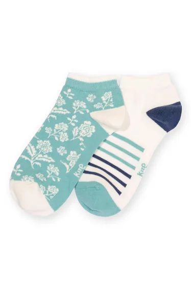 Ocean Bloom Trainer Socks