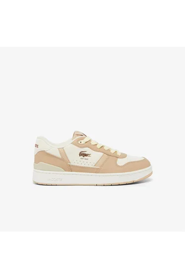 Women's Lacoste T-Clip Set Trainers in Brown