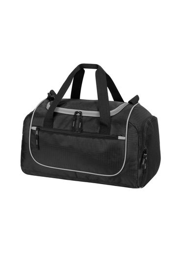 Shugon Piraeus Shoulder Strap Holdall Bag - Black/Light Grey