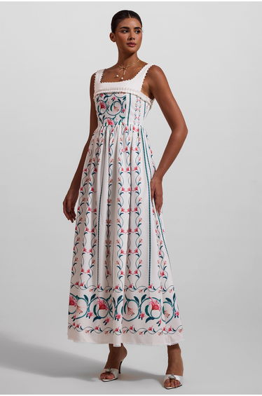 Mauricette Floral Sleeveless Dress