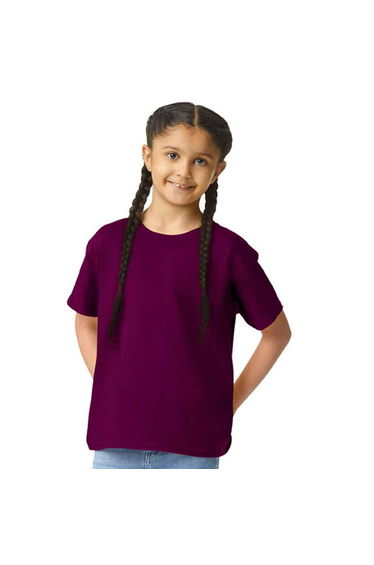 Gildan Childrens/Kids Softstyle Plain T-Shirt - Maroon