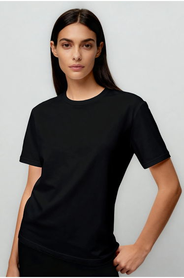 TOMMY Women's Cotton Elastane Crew Neck T-Shirt