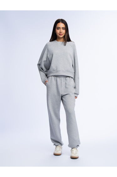 Crewneck Sweatshirt - GREY MELANGE