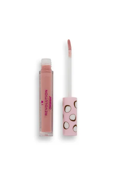 I Heart Revolution Tasty Coconut Lip Gloss Nude Coconut Meringue