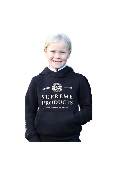 Supreme Products Childrens/Kids Active Show Rider Hoodie - Black/Gold