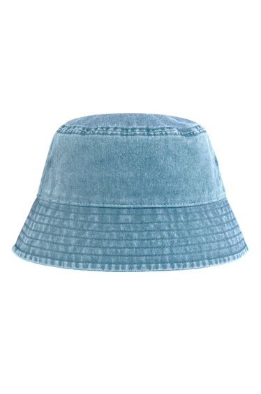 Beechfield Childrens/Kids Vintage Bucket Hat - Vintage Light Blue