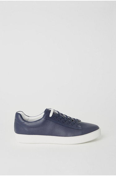 Westwood Leather Pebble Sneaker Navy - navy