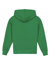 Embroidered Slogan Hoodie in Cotton Mix - 1