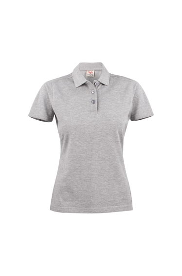 Printer Womens/Ladies Surf Light Melange Polo Shirt - Grey Melange