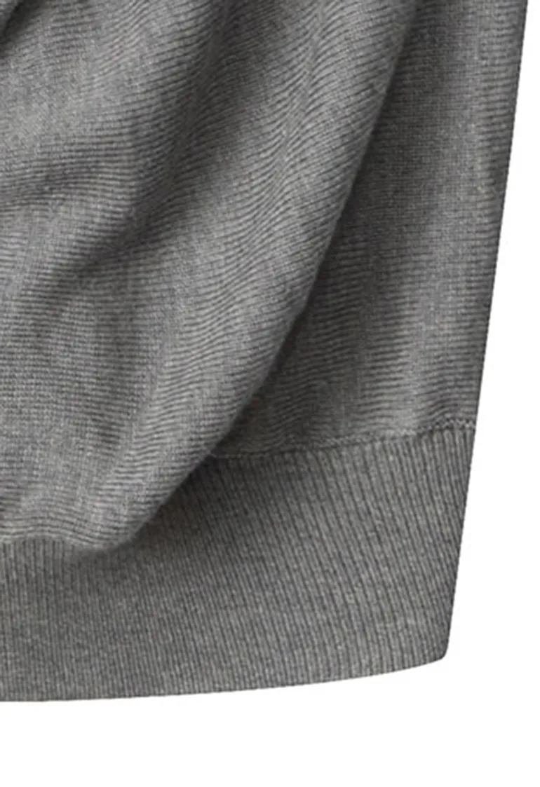 Draped Neck Braided Open Back Knit Sleeveless Top in Grey for Party Nights & Beach Getaways - 8