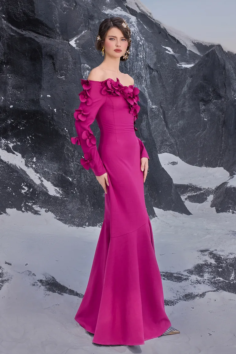 solid flowy dress Flowy Collar Maxi Dress – Odd Muse