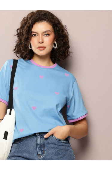 Women Oversized Embroidery T-Shirt