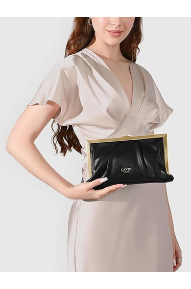 Pleatz25 Frame Clutch Bag