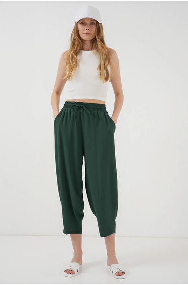 BDART Textured Salwar Pants with Drawstring Waist