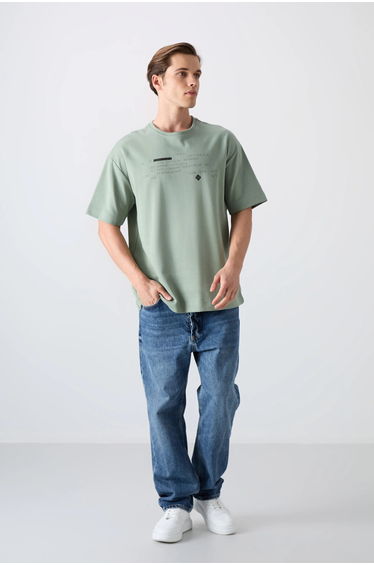 TOMMY Oversized Printed Crew Neck T-Shirt
